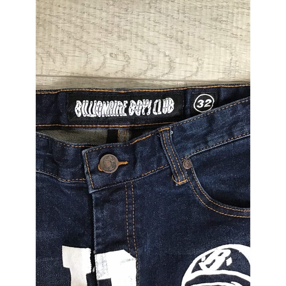 Billionaire Boys Club Men's Dark Blue Denim Dromeda Slim Cut Jeans Size 32 NWOT - Picture 8 of 10